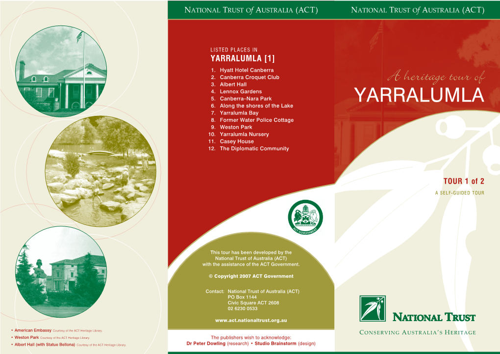 YARRALUMLA 1 Brochure