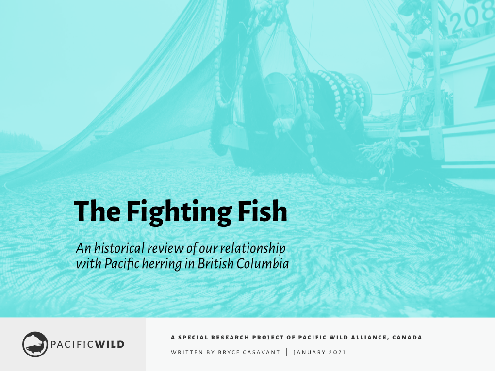 The Fighting Fish an Historical Review of Our Relationship with Pacific Herring in British Columbia