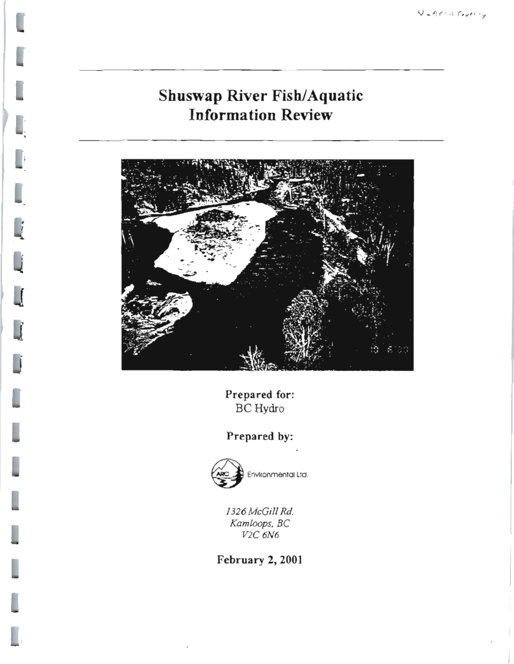 Shuswap River Fish/Aquatic Information Review