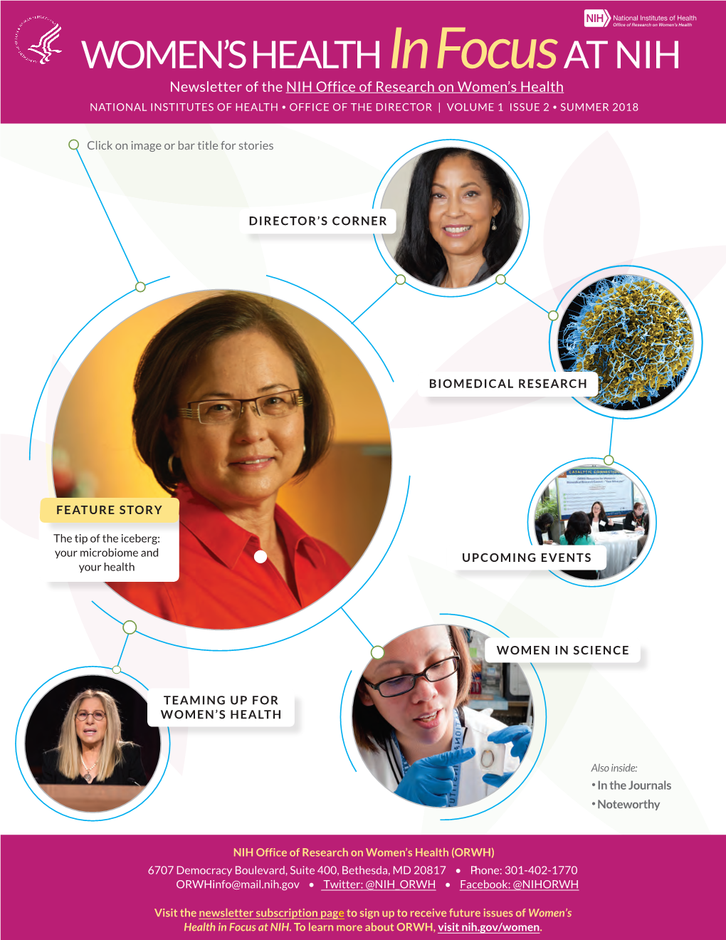 WOMEN's HEALTH in Focus at NIH Newsletter | VOLUME 1 ISSUE 2