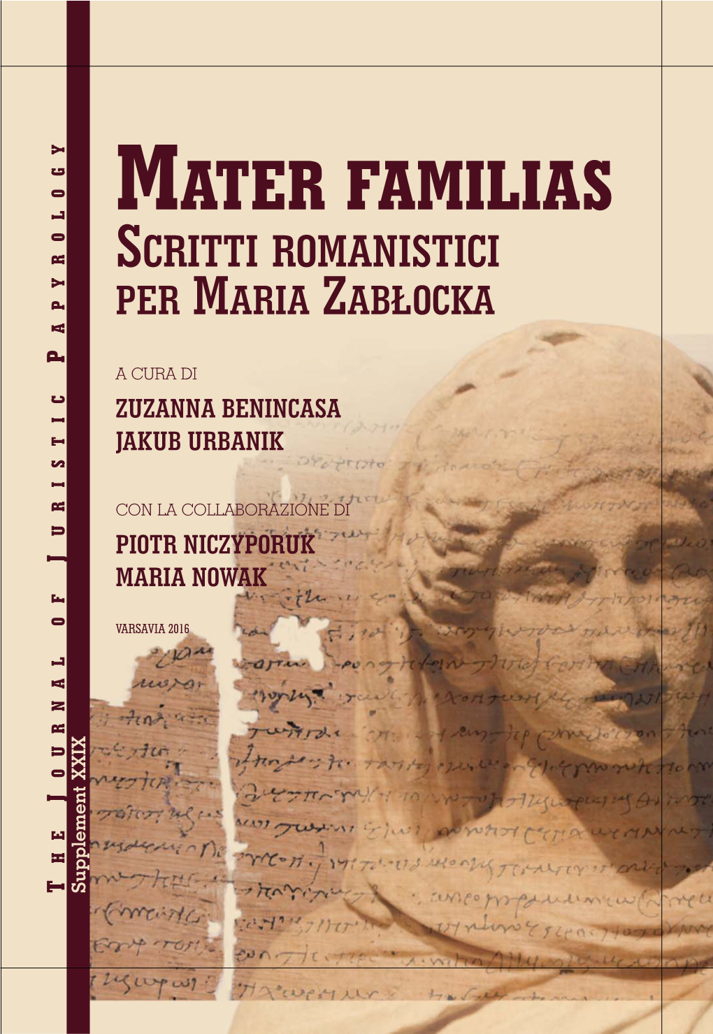 Mater Familias Scritti Romanistici Per Maria Zabłocka