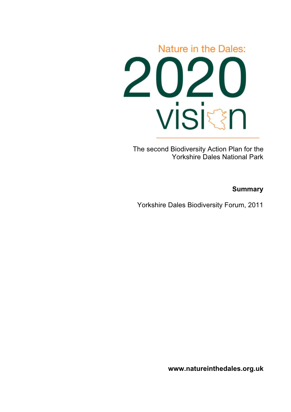 Yorkshire Dales Biodiversity Action Plan (2011)