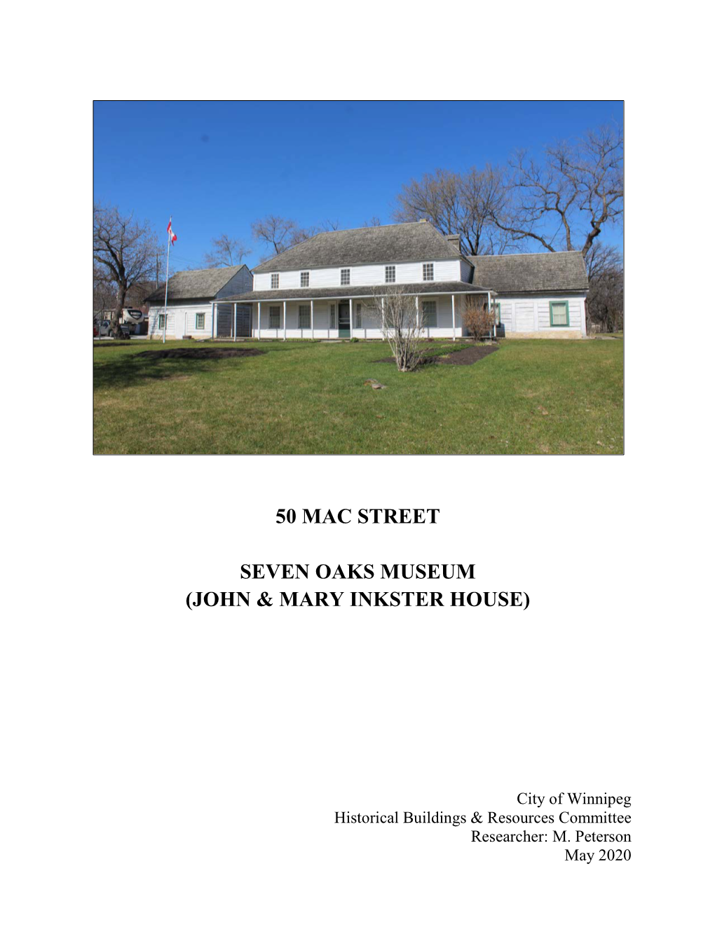 50 Mac Street Seven Oaks Museum