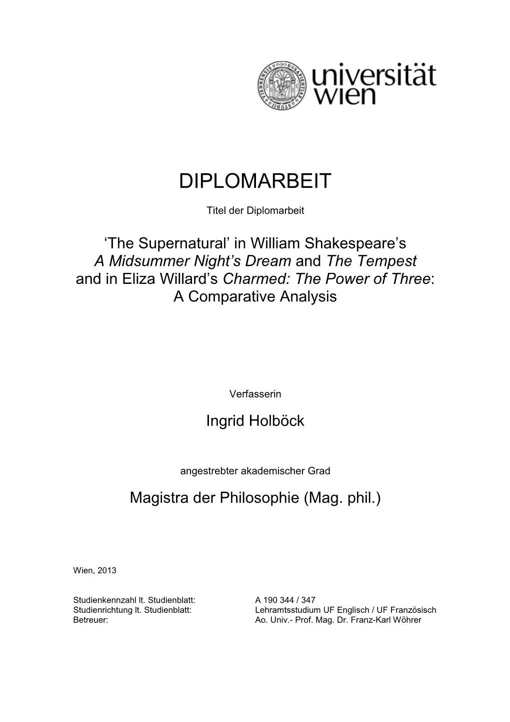 Charmed: the Power of Three: a Comparative Analysis