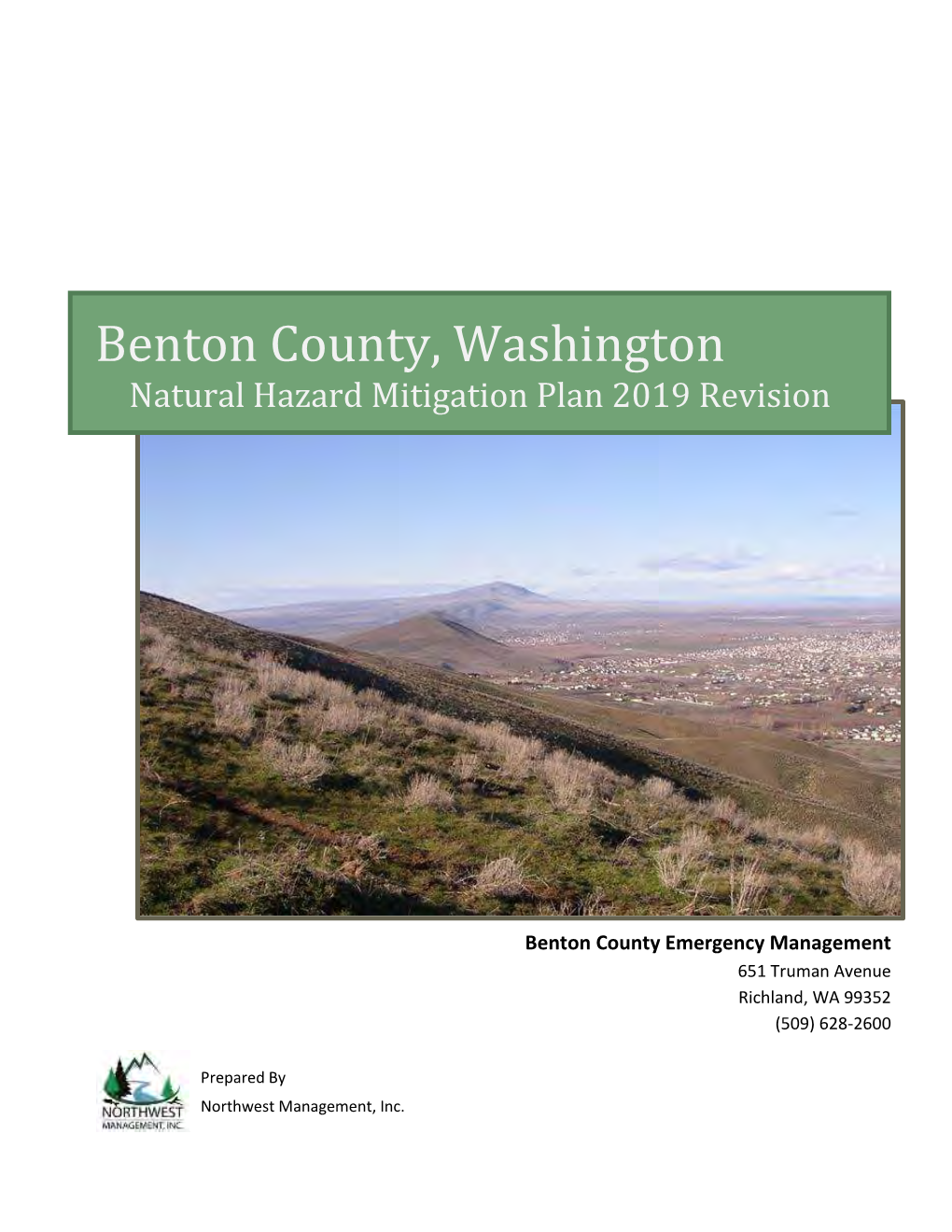 Benton County, Washington Natural Hazard Mitigation Plan 2019 Revision