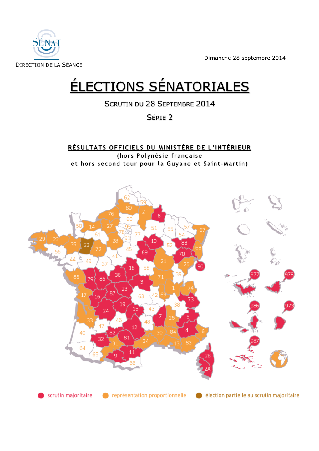 Élections Sénatoriales