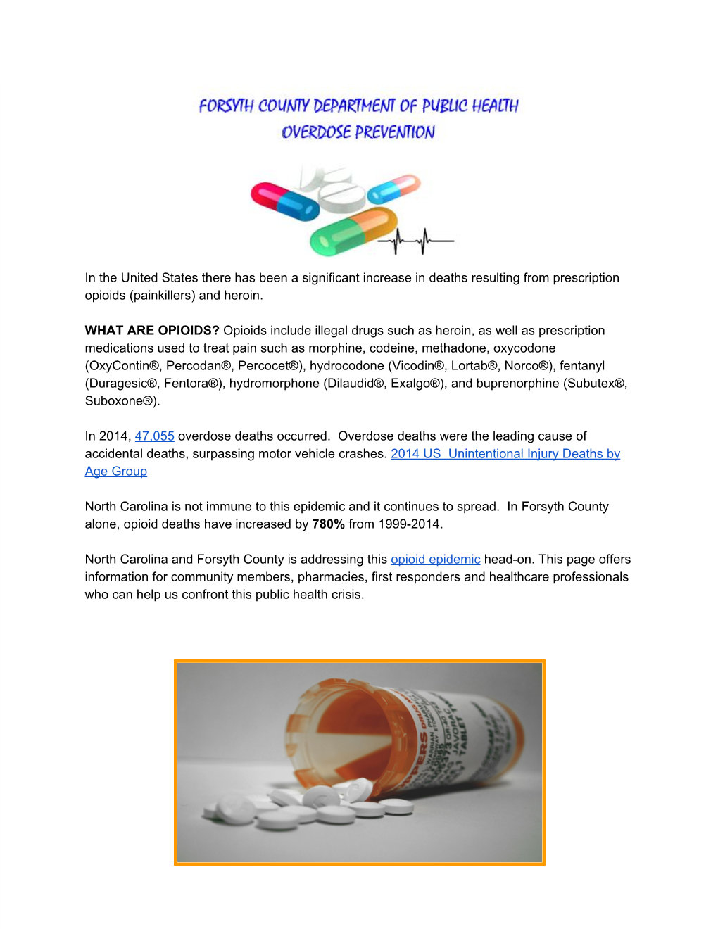 Overdose Prevention Faqs