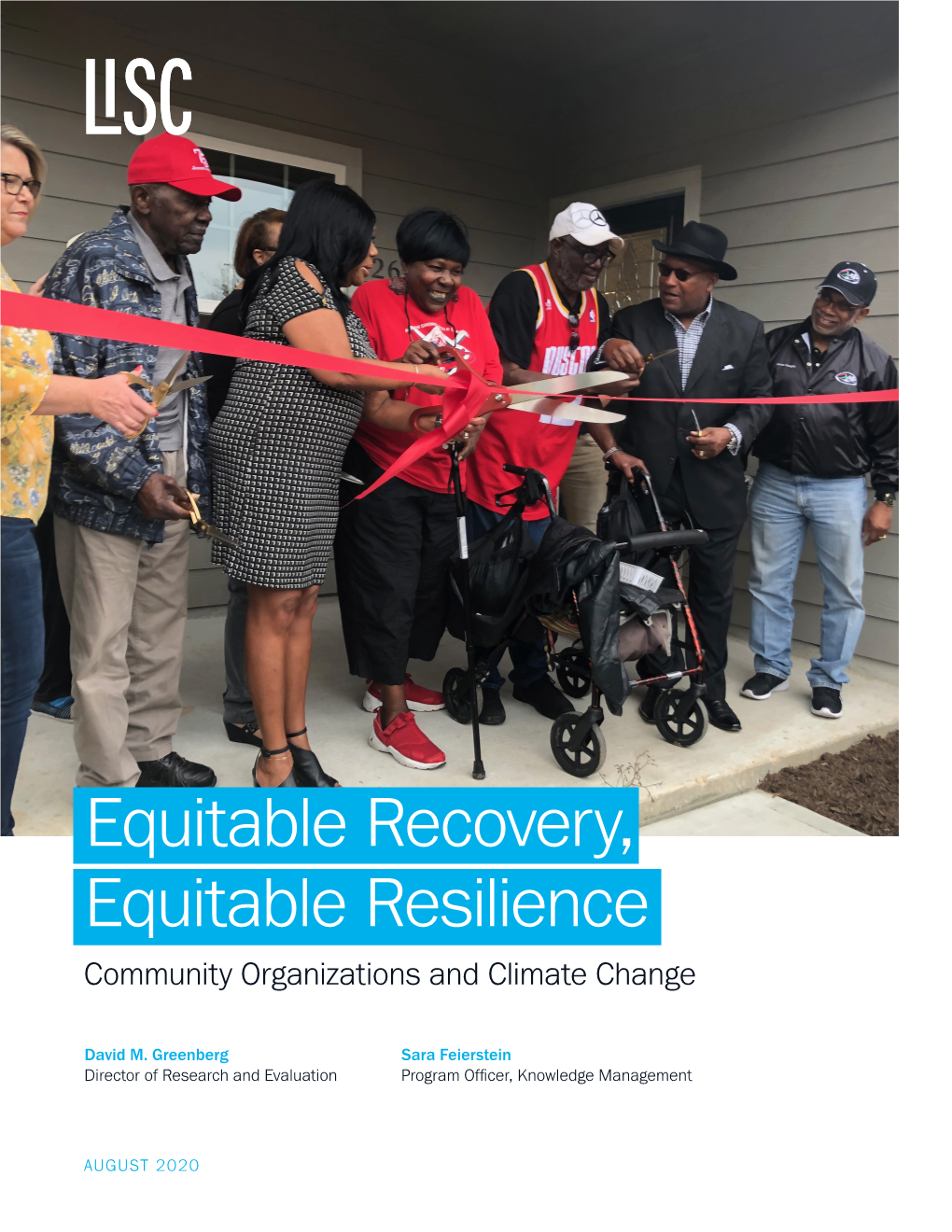 Equitable Recovery, Equitable Resilience Community Organizations and Climate Change