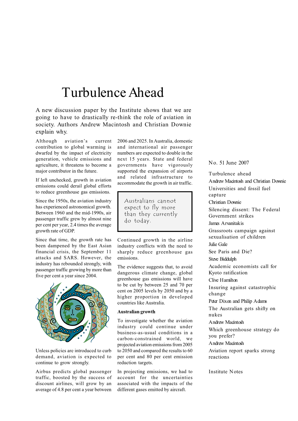 Turbulence Ahead