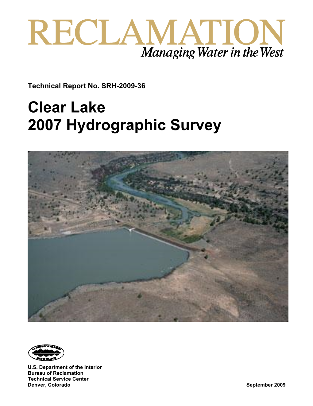 Clear Lake 2007 Hydrographic Survey