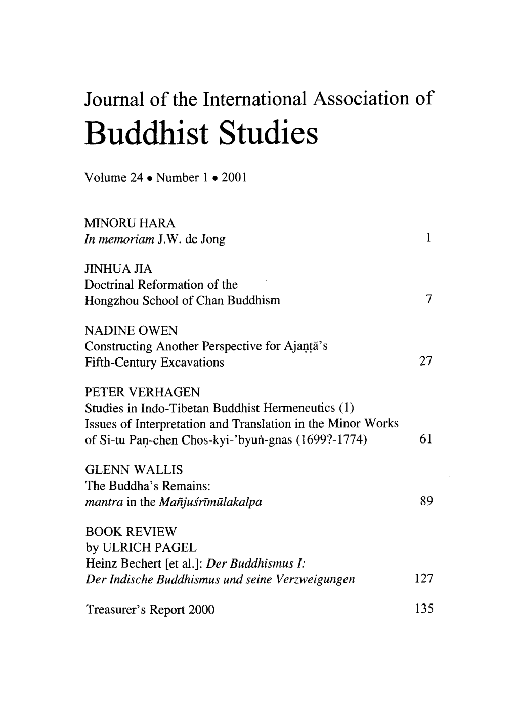 Buddhist Studies