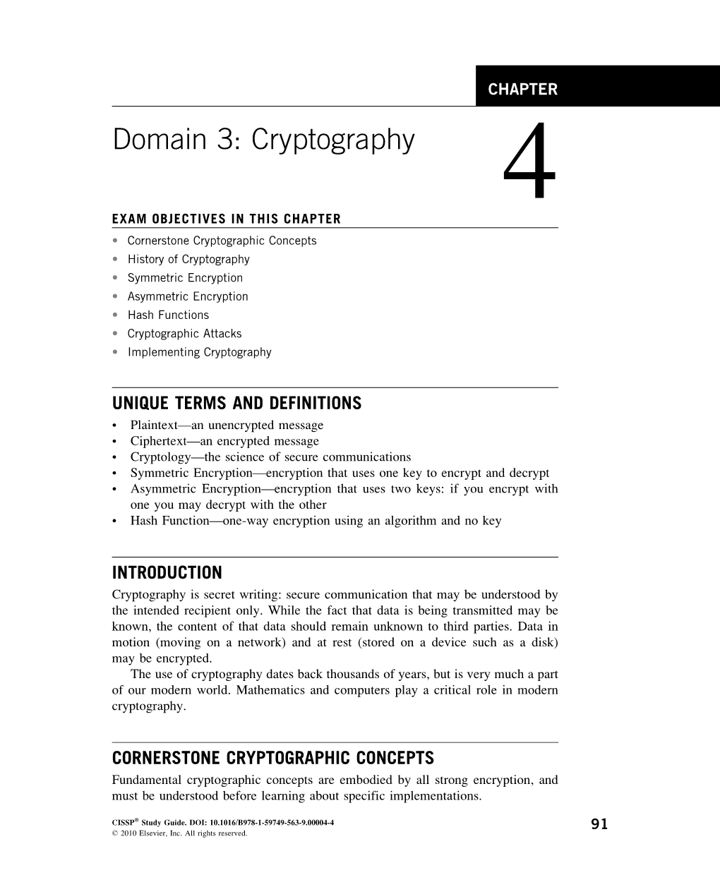 Cryptography