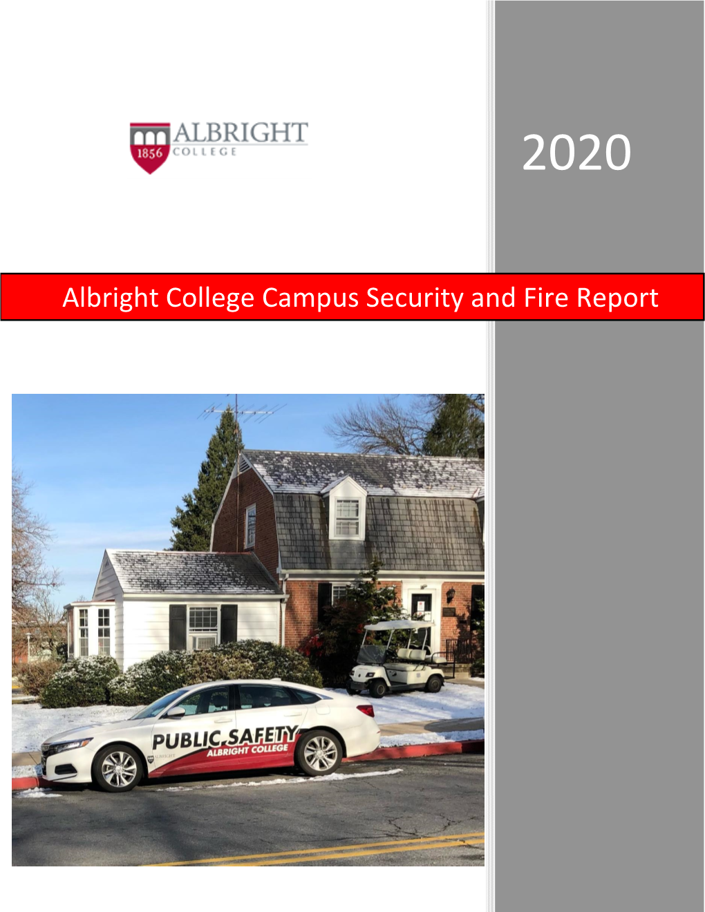 Albright College Campus Security and Fire Report