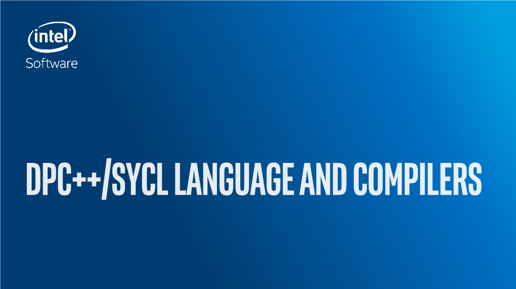 SYCL Command Queues Per SYCL Platform Device ▪ Can Create Multiple Command Queues for a Host Device, E.G