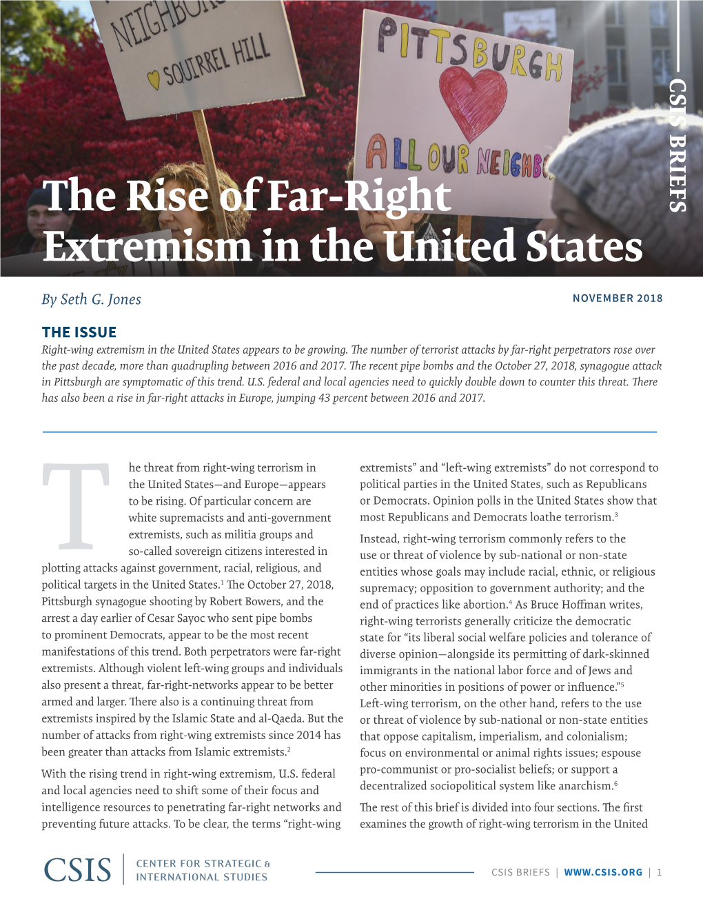 The Rise of Far-Right Extremism in the United States