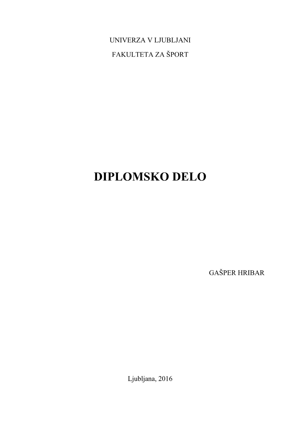 Diplomsko Delo