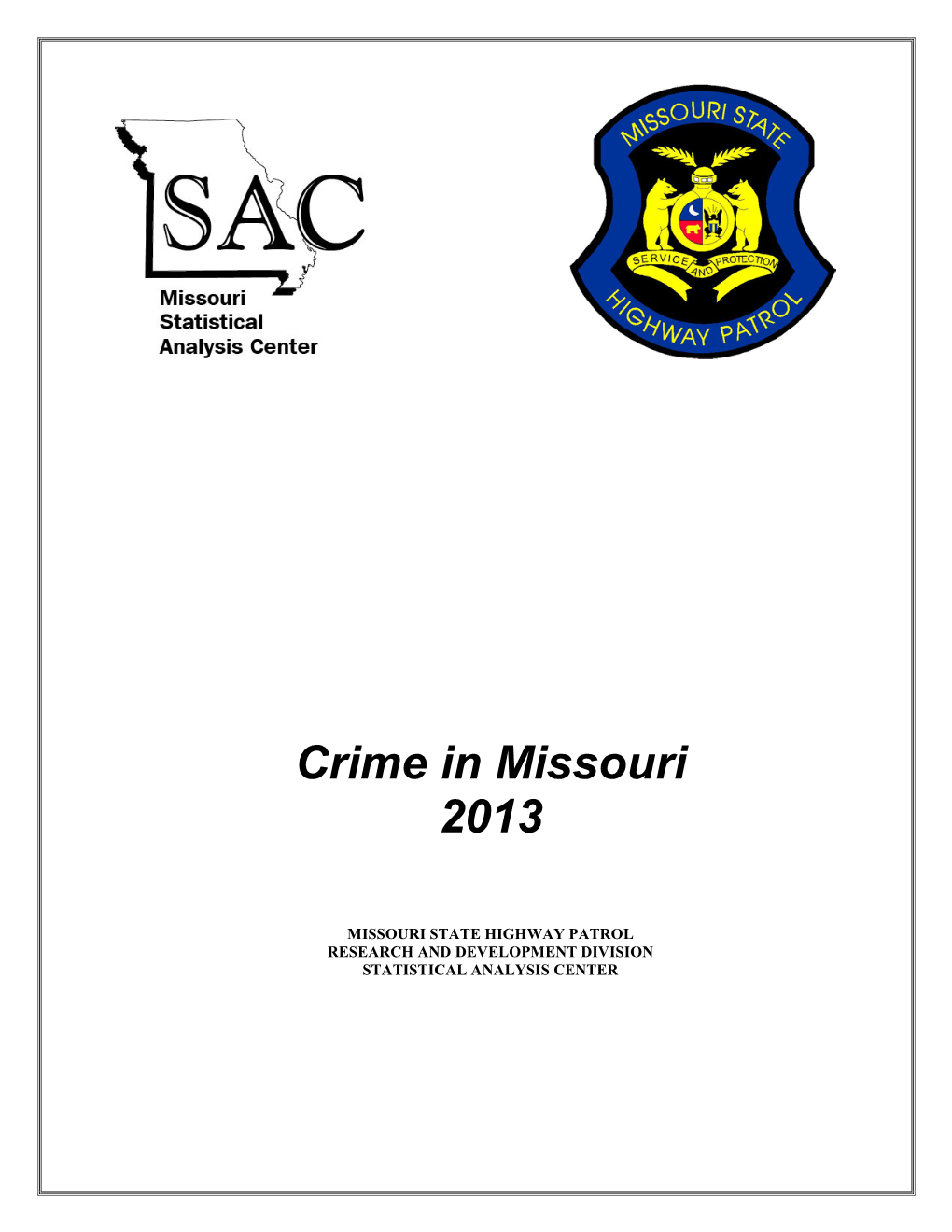 Crime in Missouri 2013