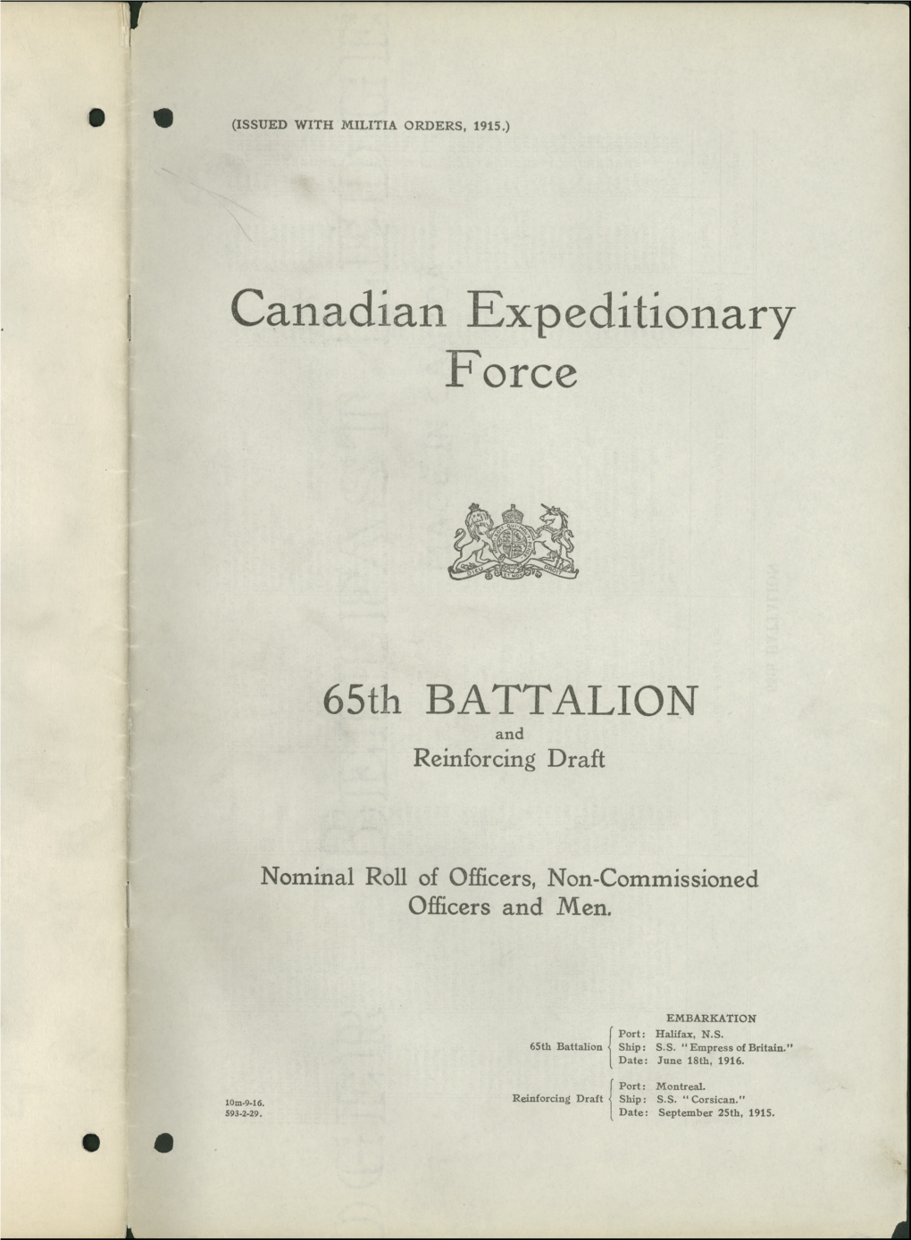 Canadian Expeditionary Force