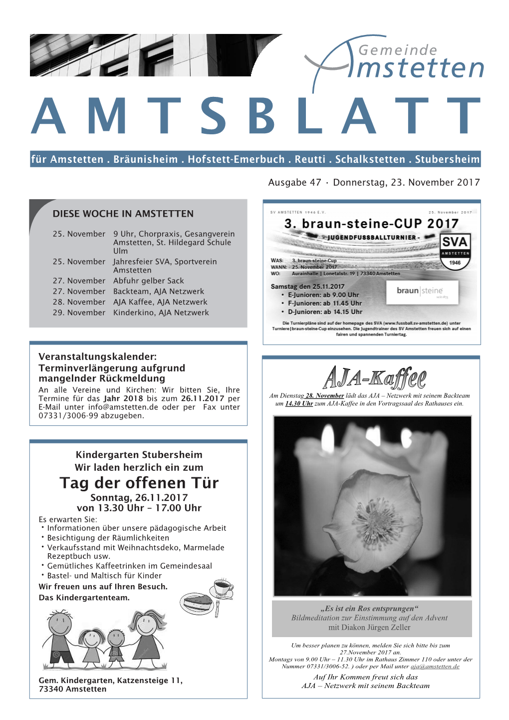 Amtsblatt a M T S B L A