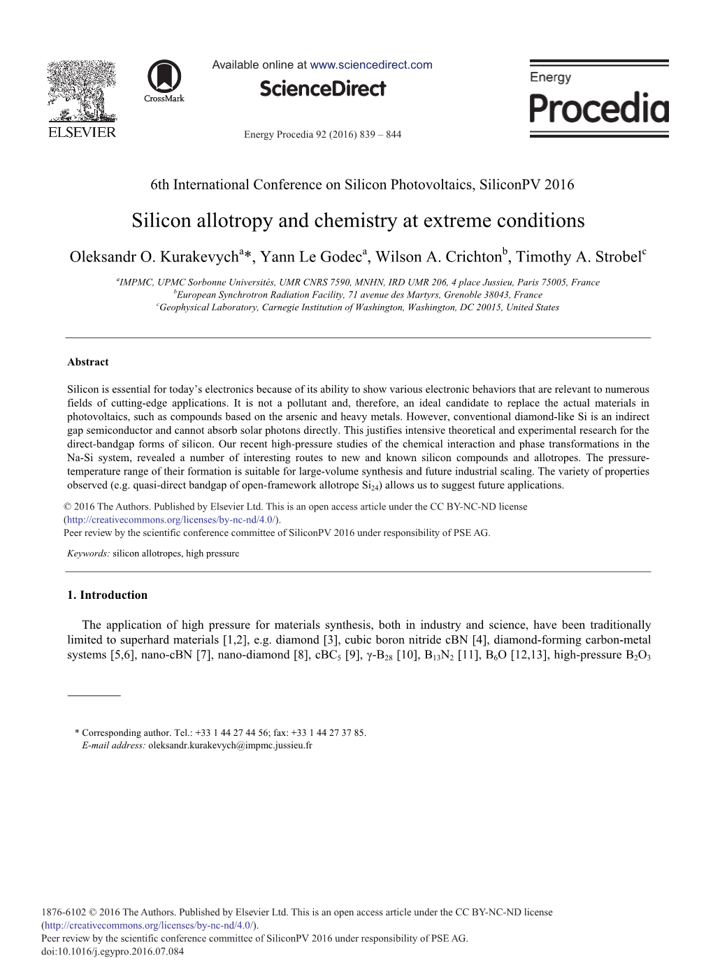 Silicon Allotropy and Chemistry at Extreme Conditions