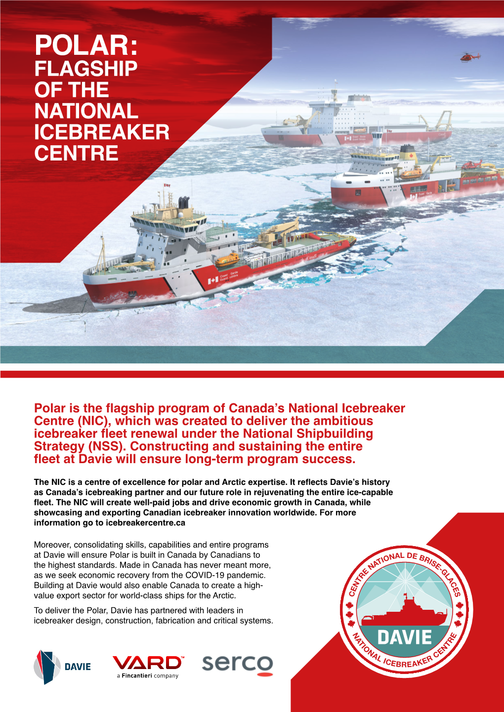 Davie Shipbuilding-Davie Polar Icebreaker Program Confirms Desig