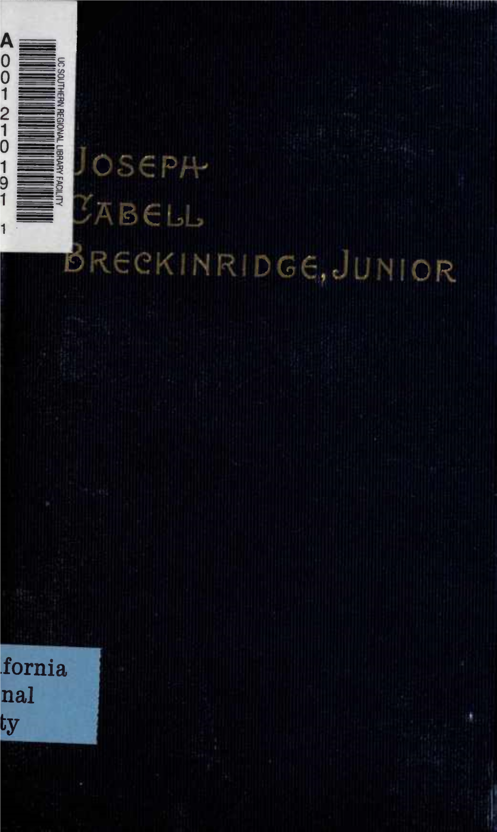 Breckinridge, Joseph Cabell, Junior, Ensign in the United States