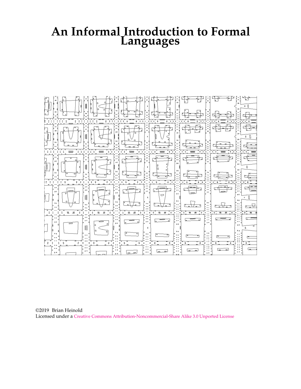 An Informal Introduction to Formal Languages