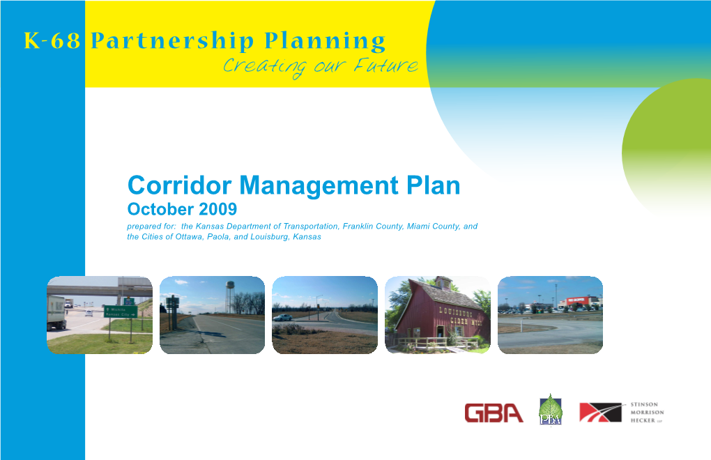 K-68 Corridor Management Plan October 2009