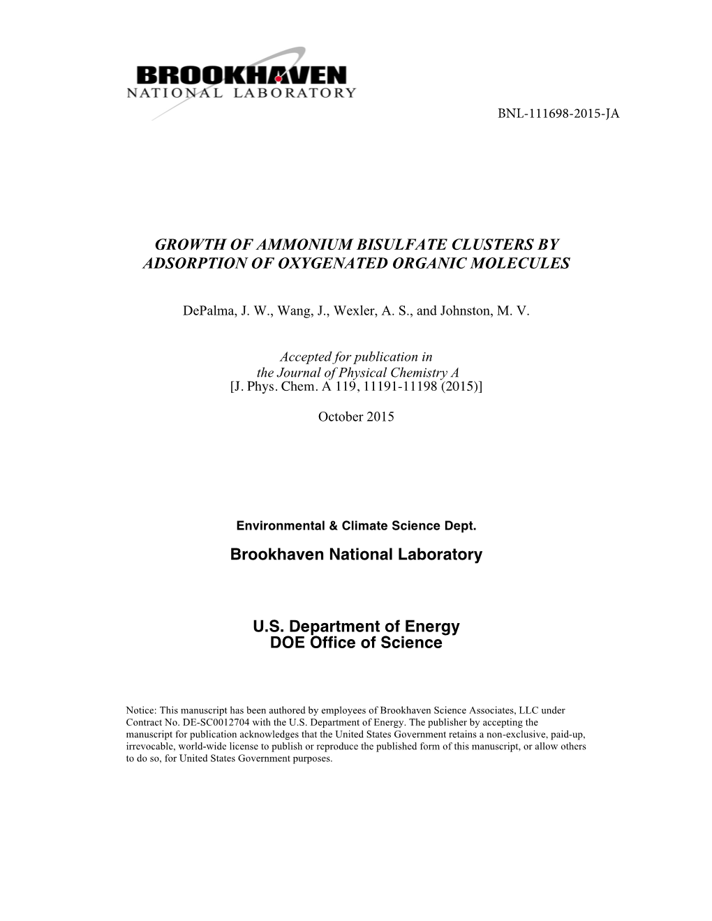 Growth of Ammonium Bisulfate Clusters by Adsorption of Oxygenated Organic Molecules