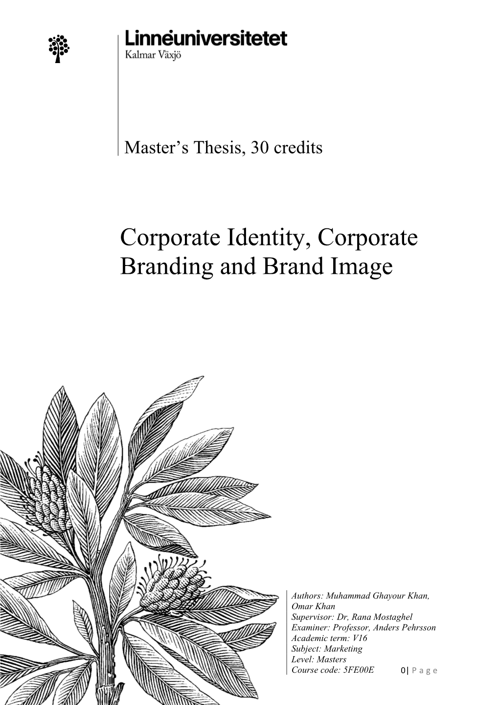 Corporate Identity & Corporate Branding