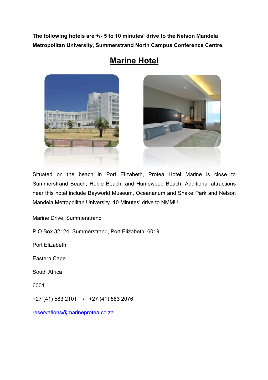 Marine Hotel