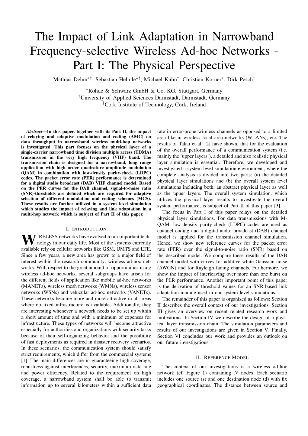 The Impact of Link Adaptation in Narrowband Frequency-Selective