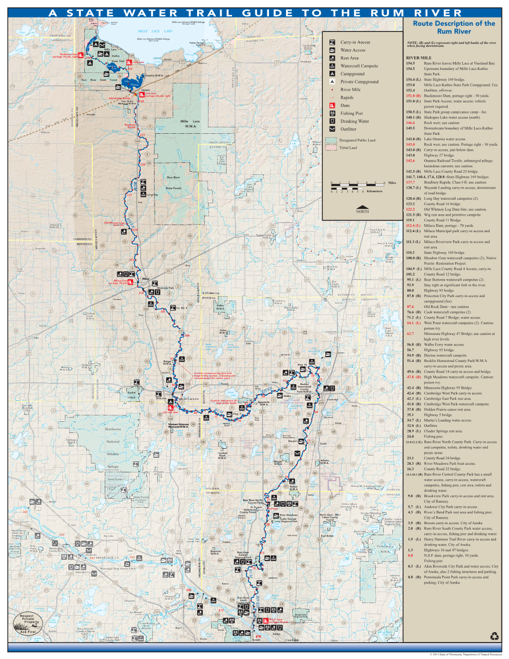A STATE WATER TRAIL GUIDE to the RUM RIVER RUM RIVEWATER a STATETRAIL Guide