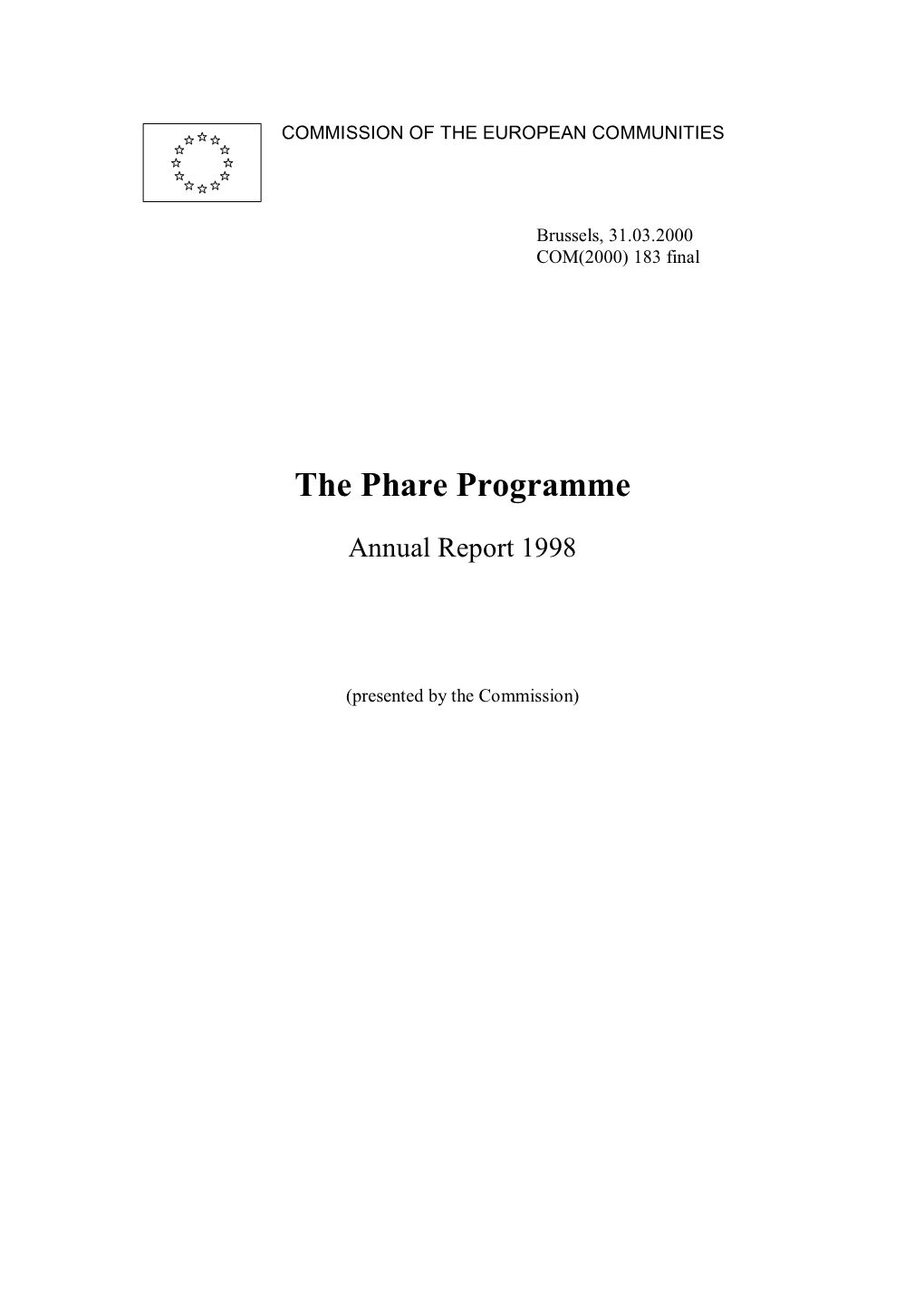 The Phare Programme