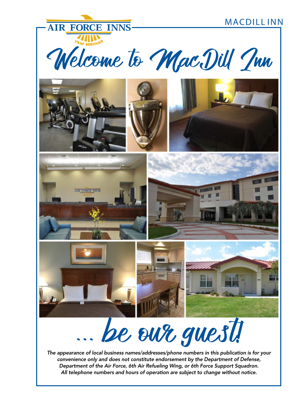 MACDILL INN Welcome to Macdill Inn