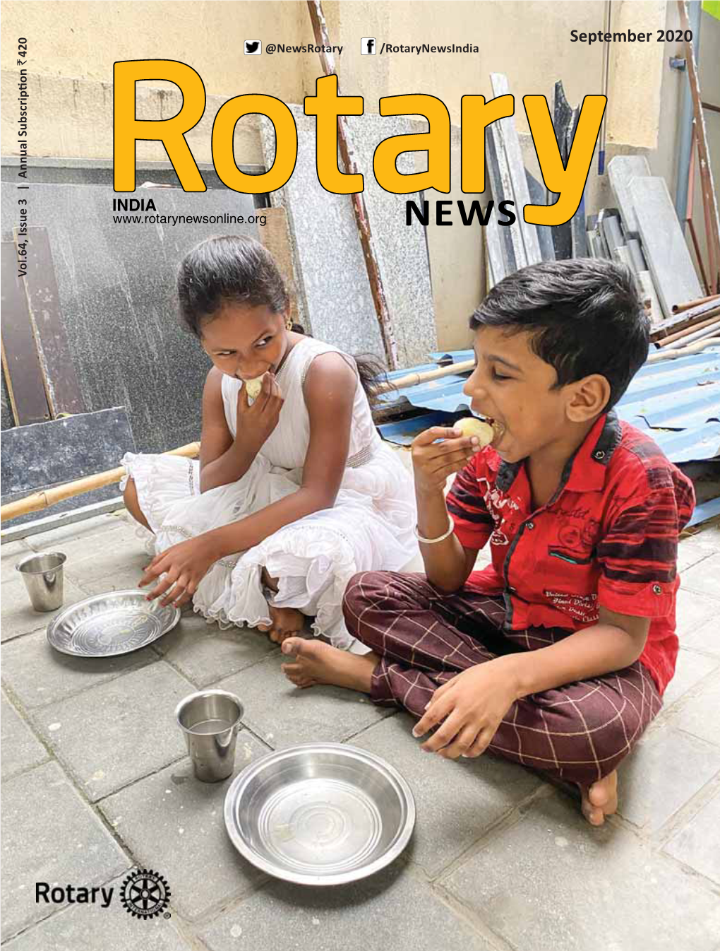 September 2020 @Newsrotary /Rotarynewsindia 420 ` ͮŶŷƶăů^Ƶďɛđƌŝɖɵžŷ