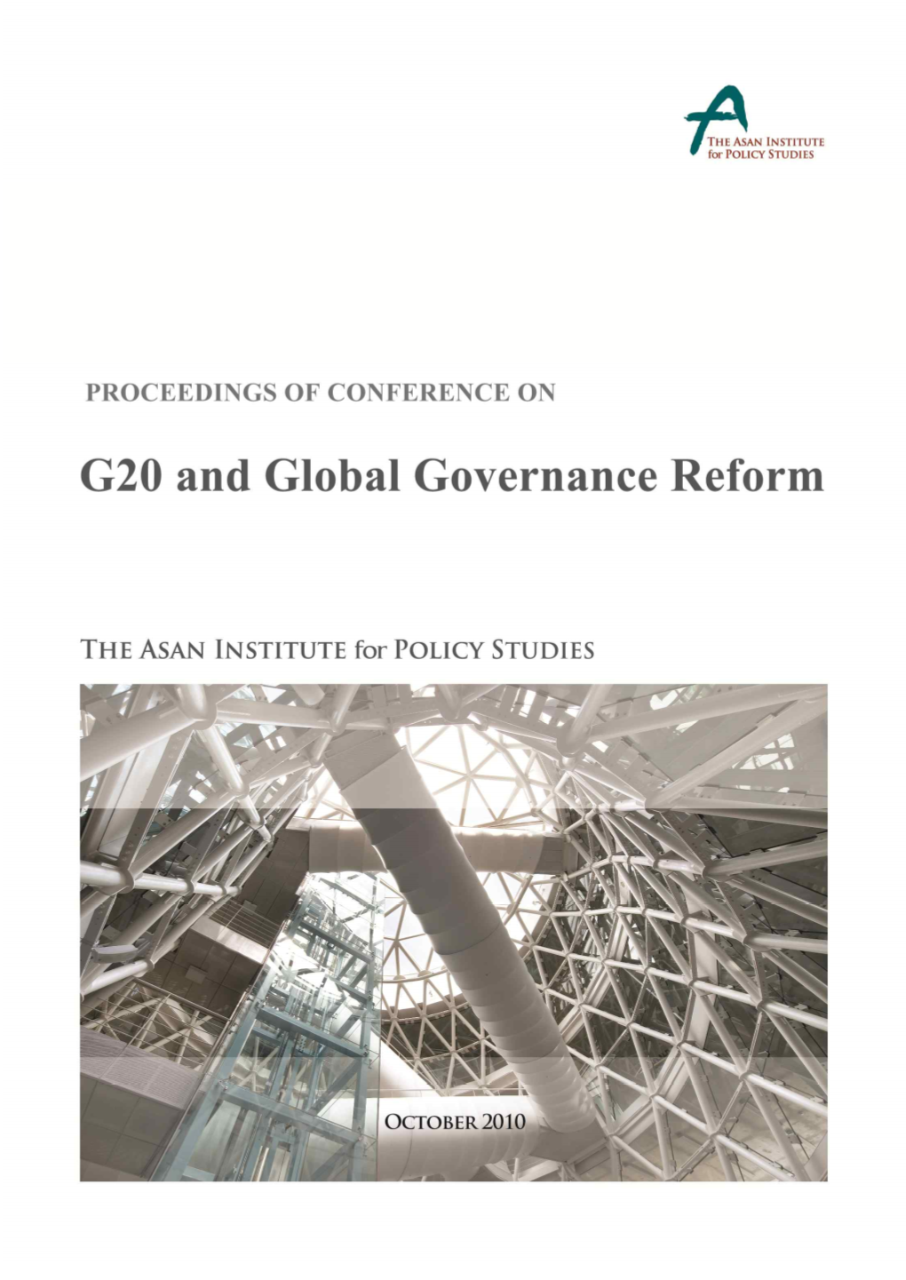 G20 and Global Governance Reform