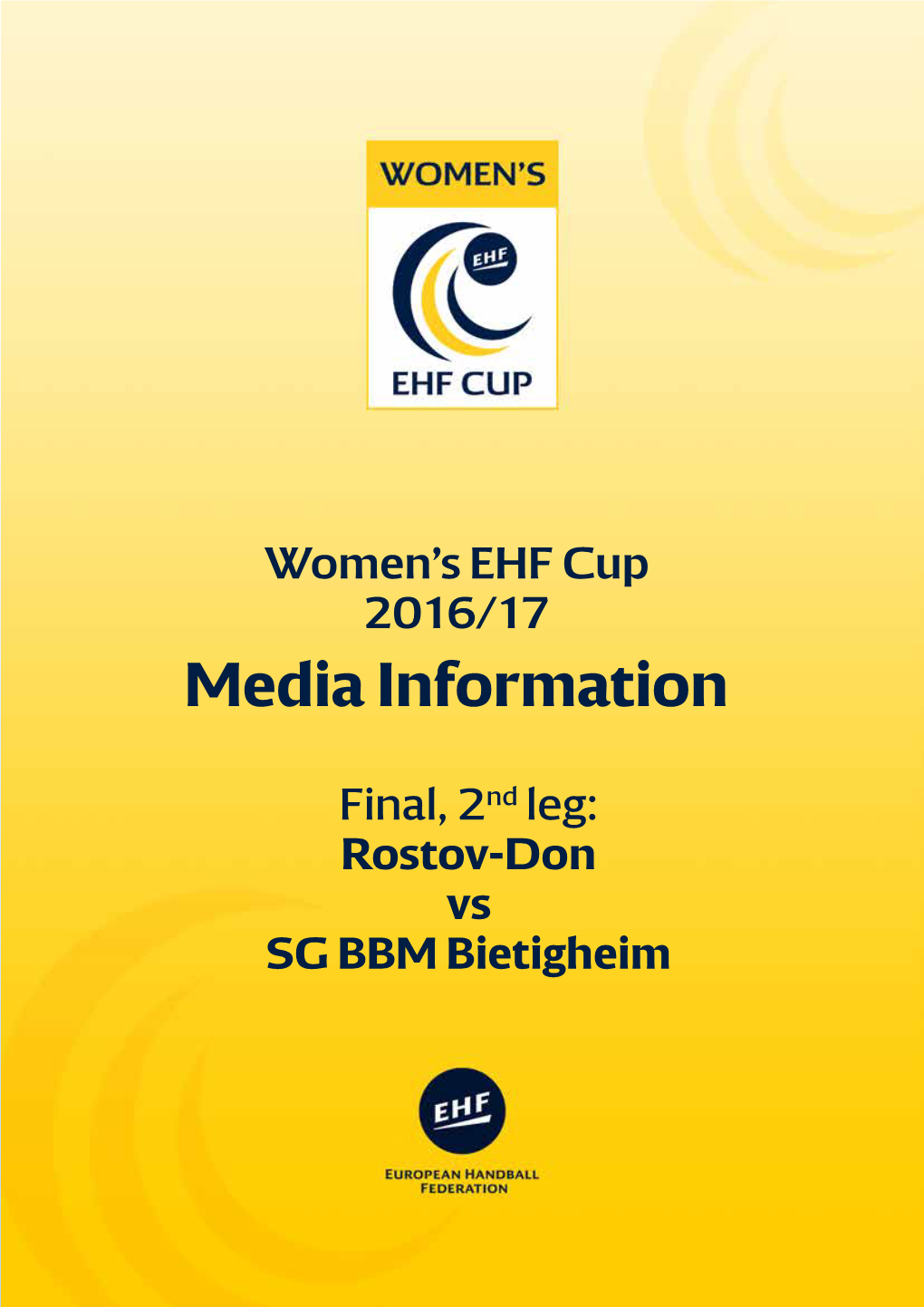 Women's EHF Cup 2016/17 Media Information