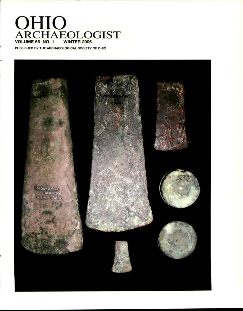 Ohio Archaeologist Volume 56 No