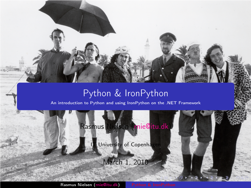 Python & Ironpython