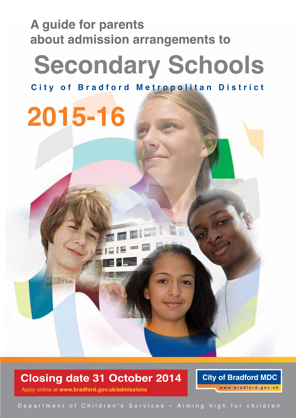 Secondary Schools City of Bradford Metropolitan District 2015-16