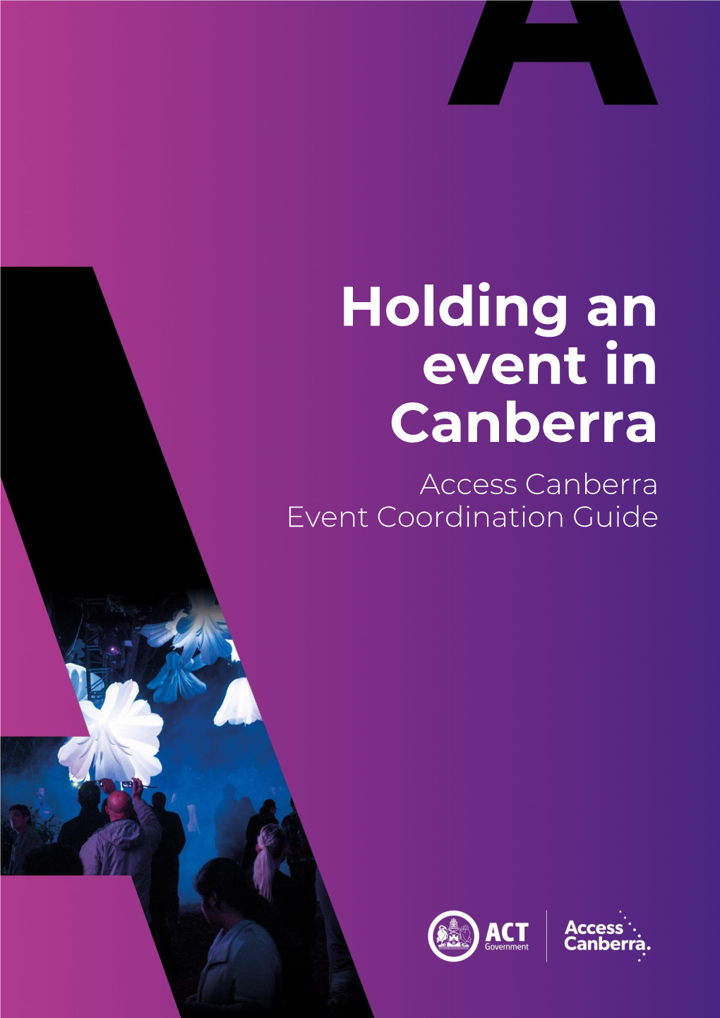 Access Canberra 'Event Coordination Guide'