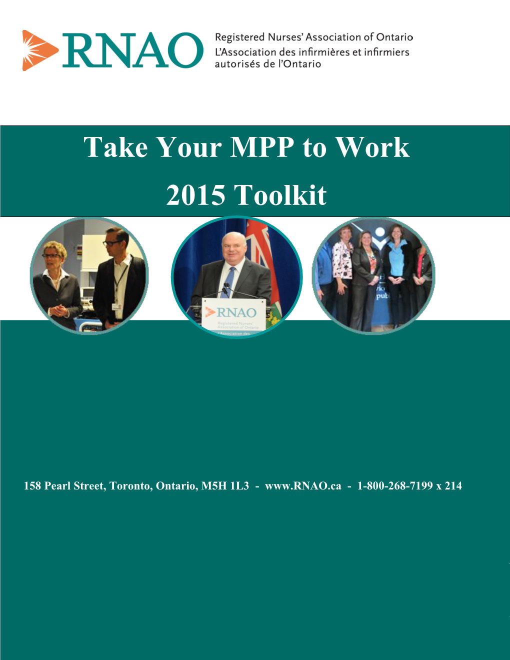 Take Your MPP to Work 2015 Toolkit