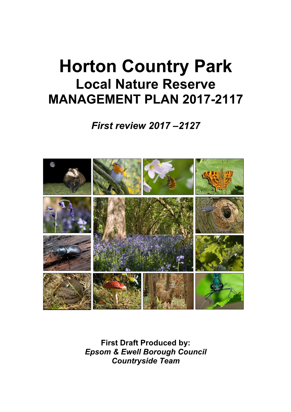 Horton Country Park Local Nature Reserve MANAGEMENT PLAN 2017-2117
