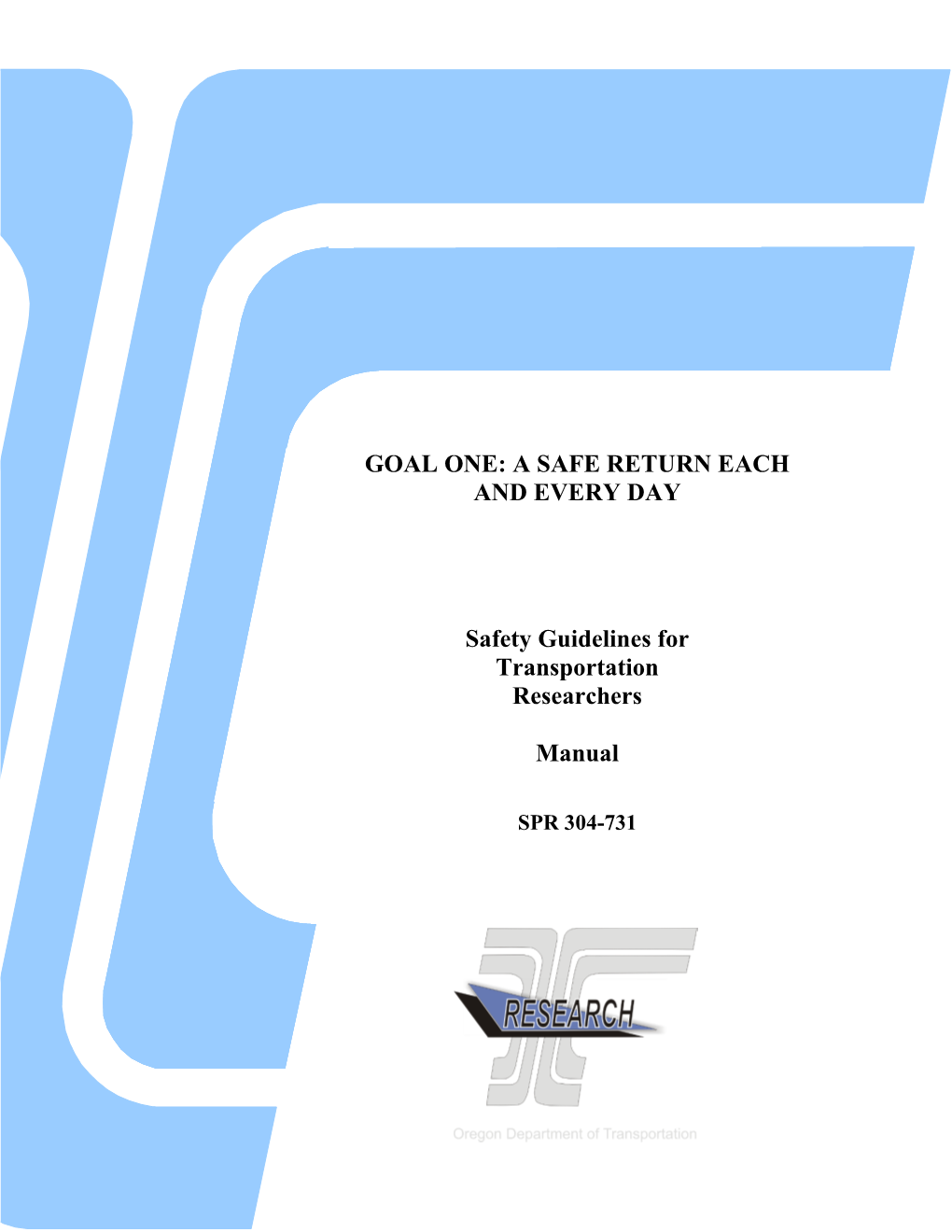 Goal One Manual (Accompanies Video)