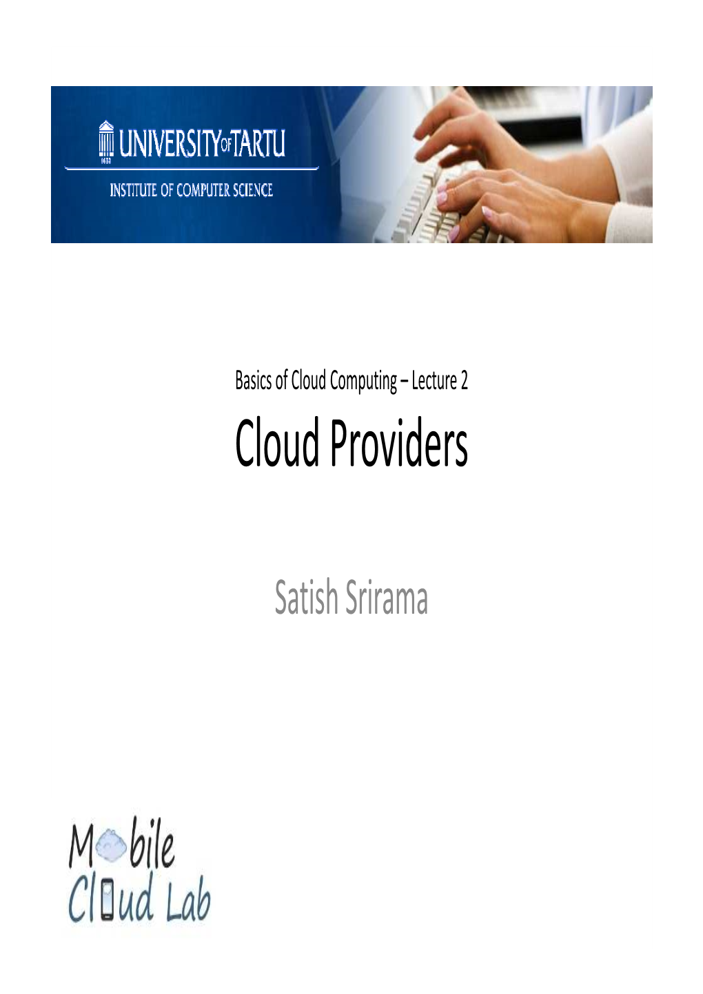 Cloud Providers