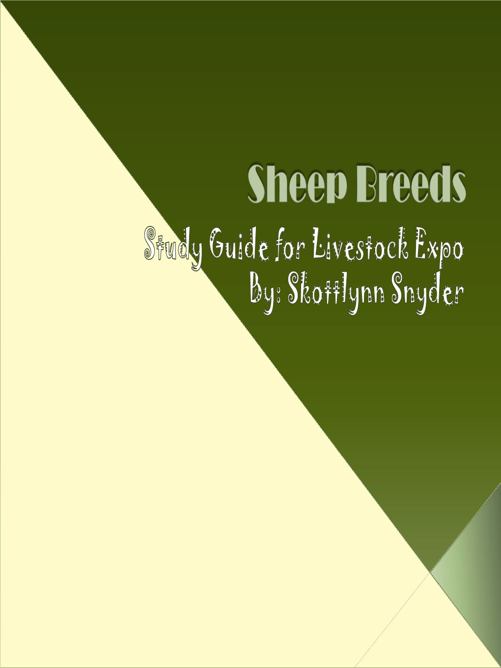 Sheep Breeds