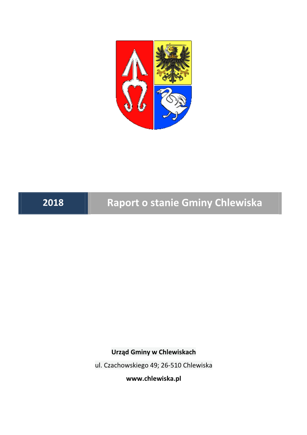 Raport O Stanie Gminy Chlewiska