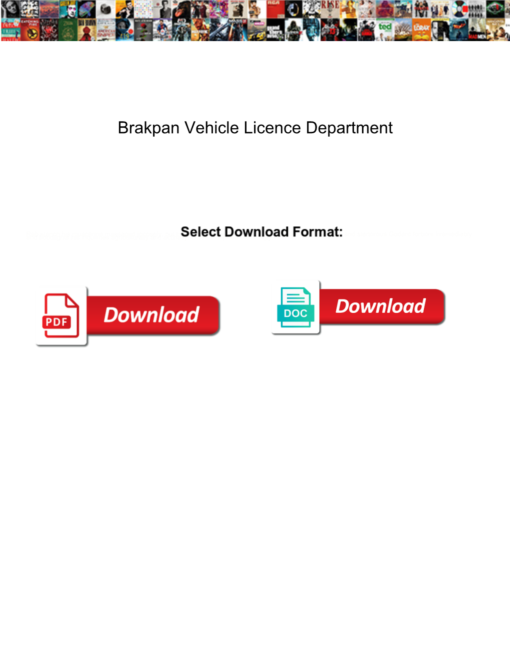 Brakpan Vehicle Licence Department