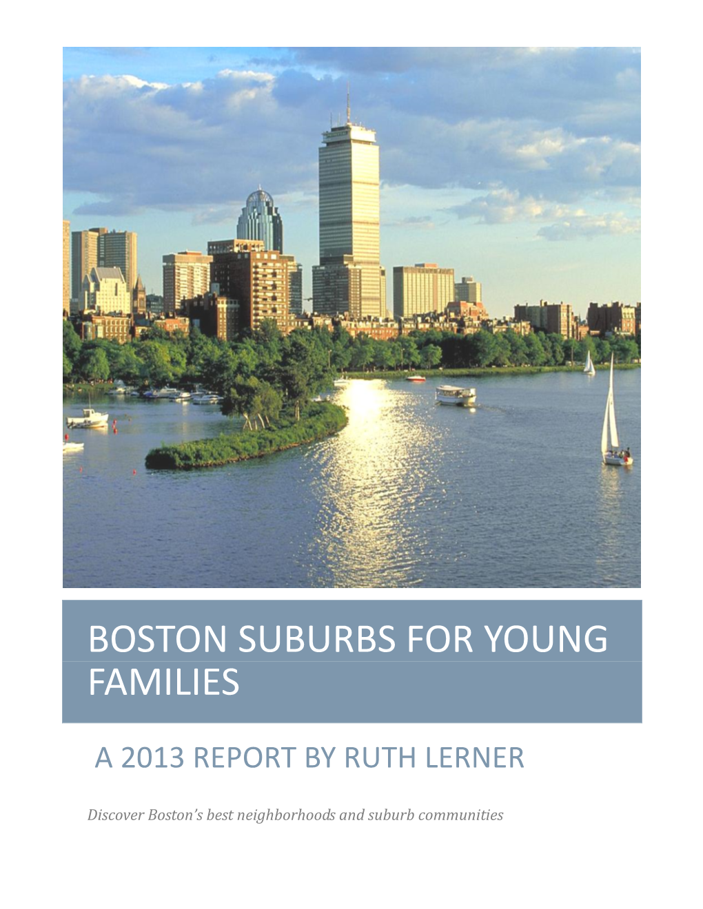 Boston Suburbs for Young Families